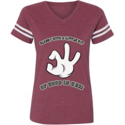 Ladies Relaxed Fit Vintage Sports Tee