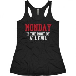 Ladies Slim Fit Super Soft Racerback Triblend Tank