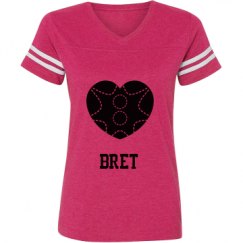 Ladies Relaxed Fit Vintage Sports Tee