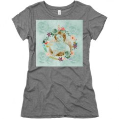 Ladies Slim Fit Super Soft Triblend Tee