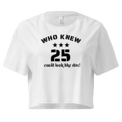 Ladies Festival Cali Crop Top Tee