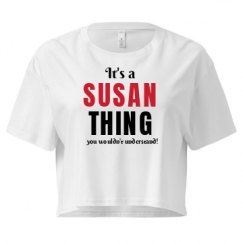 Ladies Festival Cali Crop Top Tee