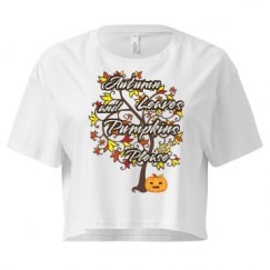 Ladies Festival Cali Crop Top Tee