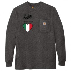 Unisex Carhartt Pocket Long Sleeve Tee