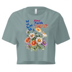 Ladies Festival Cali Crop Top Tee