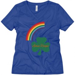 Ladies Relaxed Fit V-Neck Tee