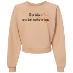 Women's Raglan Pullover Fleece