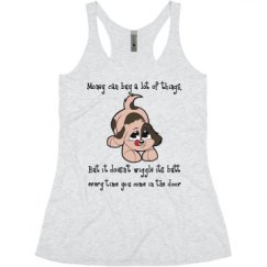 Ladies Slim Fit Super Soft Racerback Triblend Tank