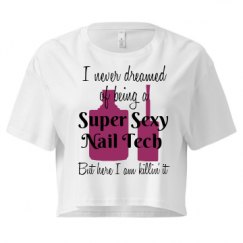 Ladies Festival Cali Crop Top Tee