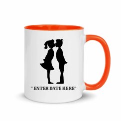 11oz Ceramic Mug with Color Inside