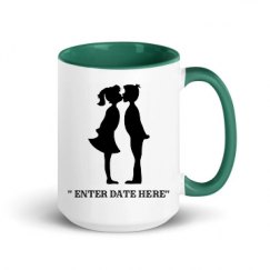 15oz Ceramic Mug with Color Inside