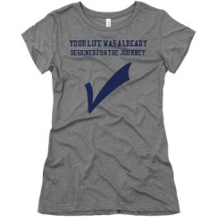 Ladies Slim Fit Super Soft Triblend Tee