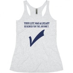 Ladies Slim Fit Super Soft Racerback Triblend Tank