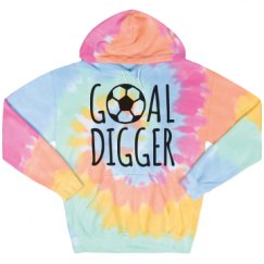 Unisex Tie-Dye Fleece Hoodie