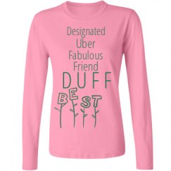 Ladies Relaxed Fit Basic Long Sleeve Tee