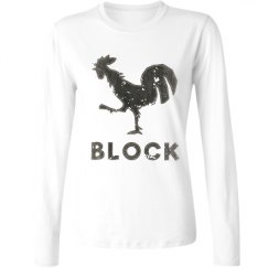 Ladies Relaxed Fit Basic Long Sleeve Tee
