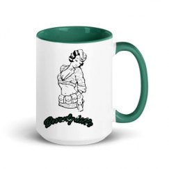 15oz Ceramic Mug with Color Inside