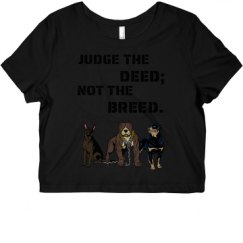 Ladies Slim Fit Crop Top Tee