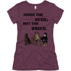 Ladies Slim Fit Super Soft Triblend Tee