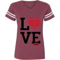 Ladies Relaxed Fit Vintage Sports Tee