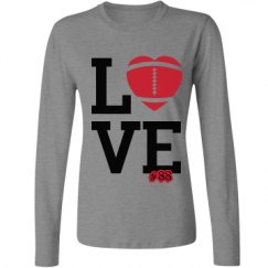 Ladies Relaxed Fit Basic Long Sleeve Tee