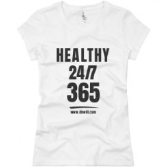 Ladies Slim Fit Basic Promo Jersey Tee