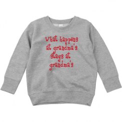 Toddler Crewneck Basic Promo Sweatshirt