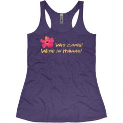 Ladies Slim Fit Super Soft Racerback Triblend Tank
