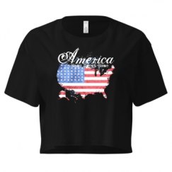 Ladies Festival Cali Crop Top Tee