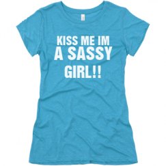 Ladies Slim Fit Super Soft Triblend Tee