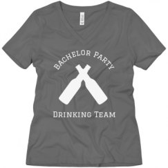 Ladies Relaxed Fit V-Neck Tee