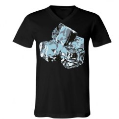 Unisex V-Neck Jersey Tee