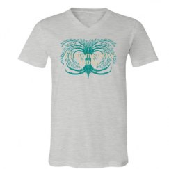 Unisex V-Neck Jersey Tee