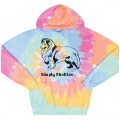 Unisex Tie-Dye Fleece Hoodie