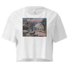 Ladies Festival Cali Crop Top Tee