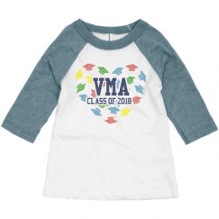 Toddler 3/4 Sleeve Raglan Tee