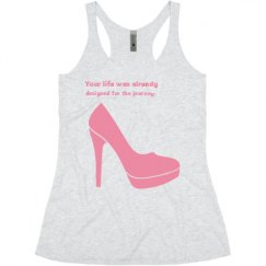 Ladies Slim Fit Super Soft Racerback Triblend Tank