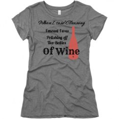 Ladies Slim Fit Super Soft Triblend Tee