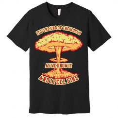 It's The End Of The World Rock Lyric Tee