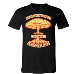 Unisex V-Neck Jersey Tee