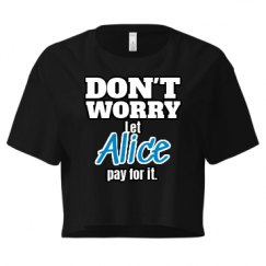 Ladies Festival Cali Crop Top Tee