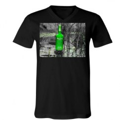 Unisex V-Neck Jersey Tee