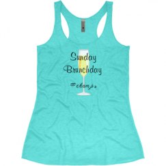 Ladies Slim Fit Super Soft Racerback Triblend Tank