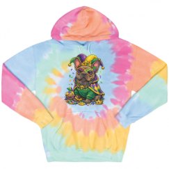 Unisex Tie-Dye Fleece Hoodie