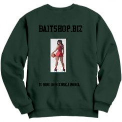 Unisex Film and Foil Crewneck Sweatshirt