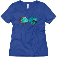 Ladies Relaxed Fit V-Neck Tee