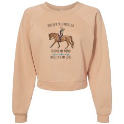 Women's Raglan Pullover Fleece