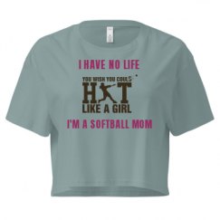 Ladies Festival Cali Crop Top Tee