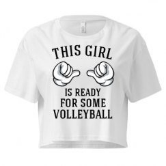 Ladies Festival Cali Crop Top Tee