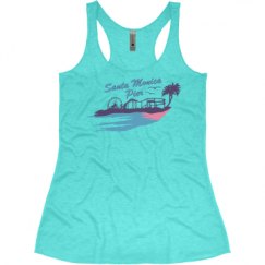 Ladies Slim Fit Super Soft Racerback Triblend Tank